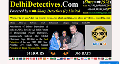 Desktop Screenshot of delhidetectives.com